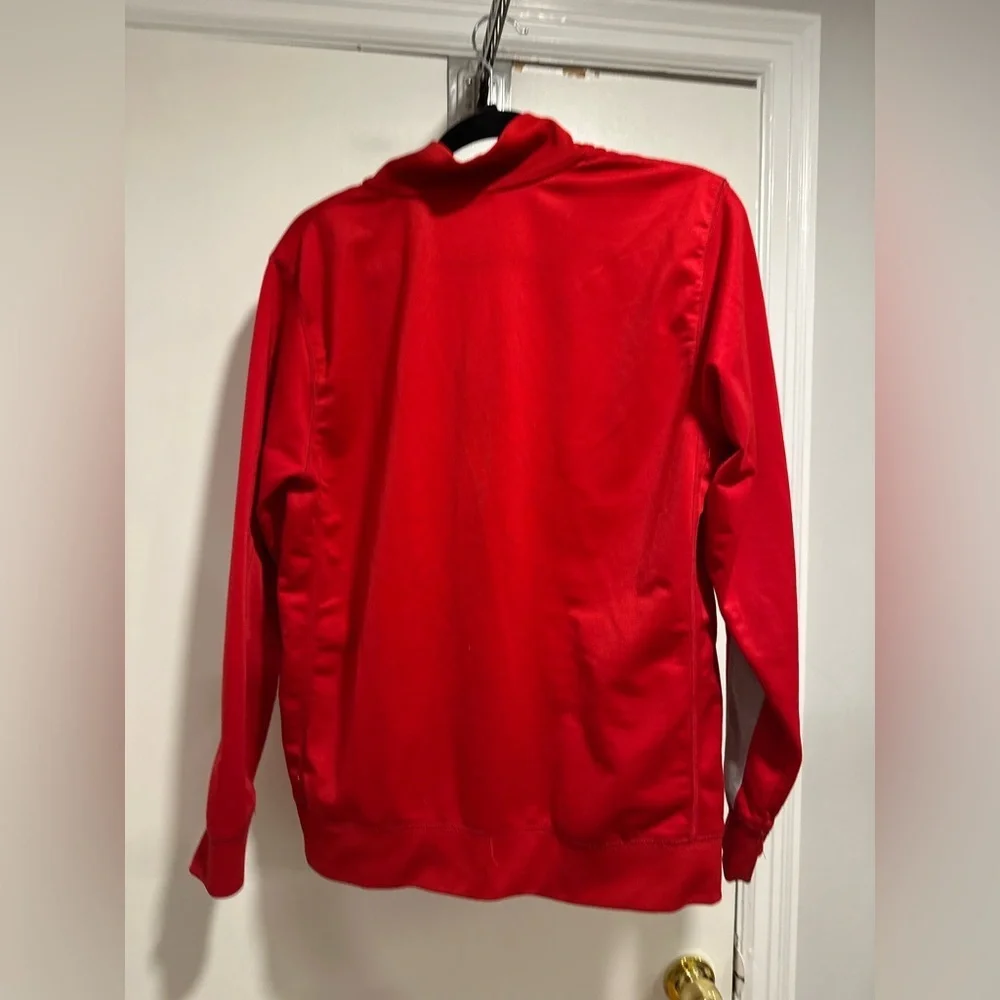 Vintage Nike Mens Sz:XL Full Zip Long Sleeve Red Ohio State Lightweight Jacket. - Picture 2 of 13